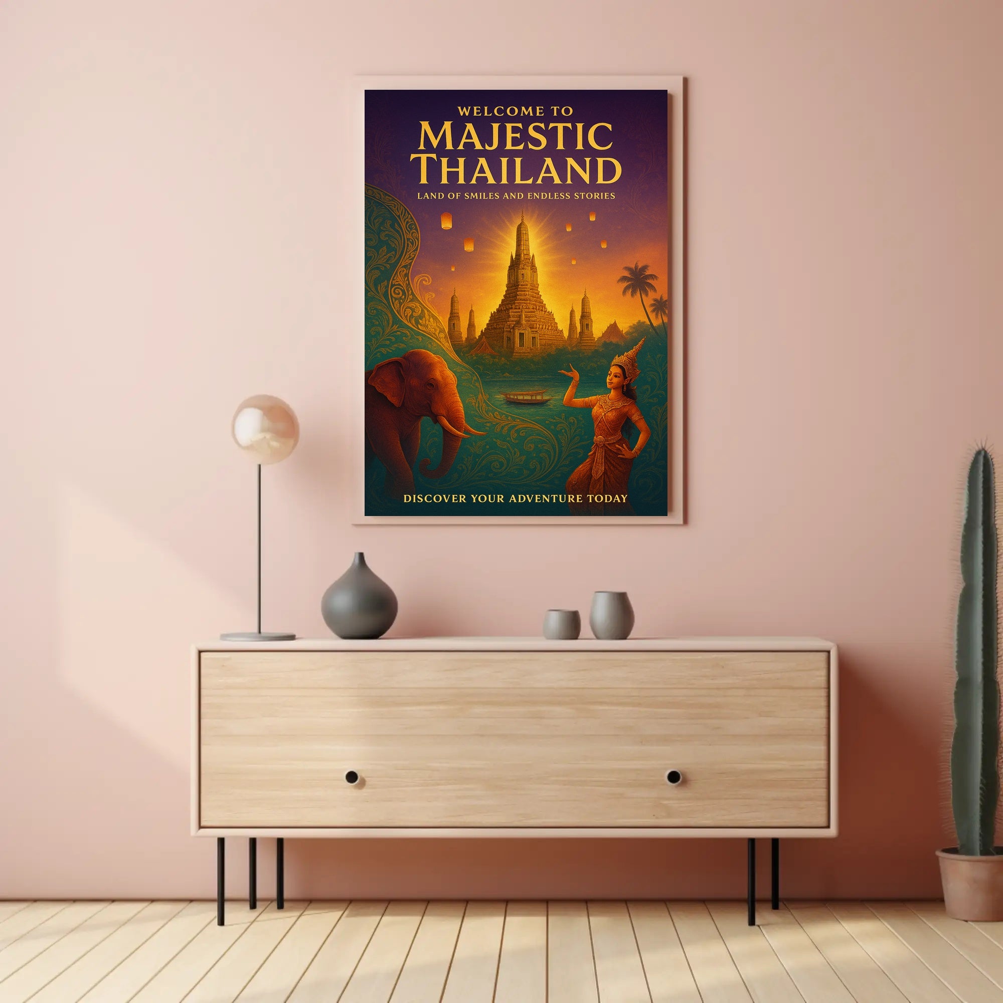 Majestic Thailand Land Of Smiles Poster