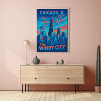 Chicago, IL The Windy City Poster