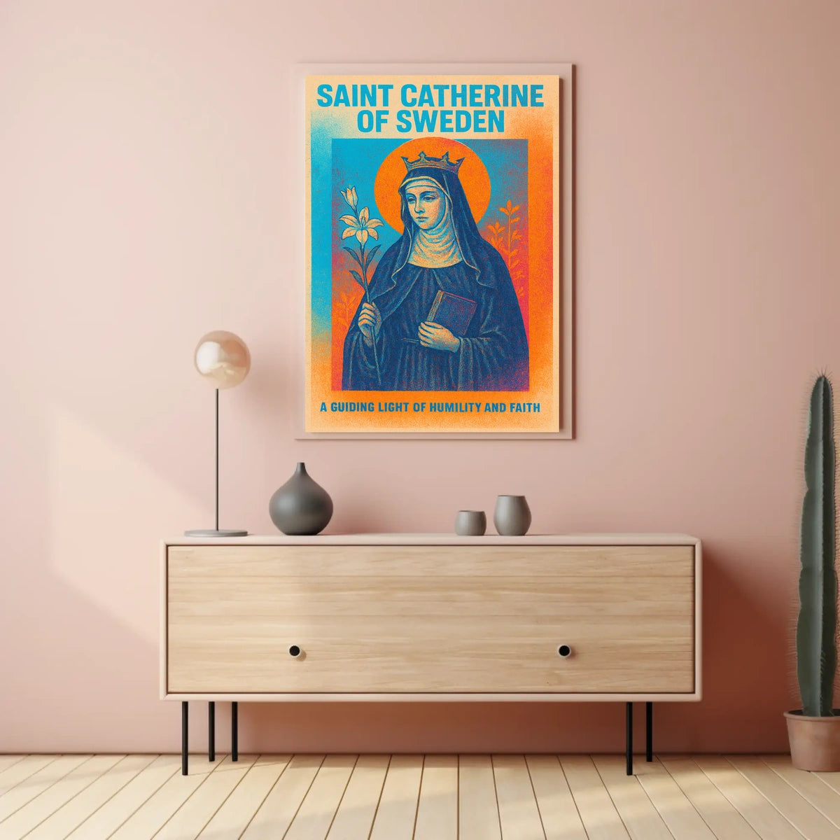 Saint Catherine of Sweden Poster