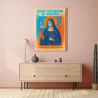 Saint Catherine of Sweden Poster