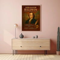 Abraham Baldwin Legacy Vintage Historical Poster