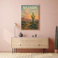 Nevada Sunset Poster