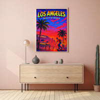 Los Angeles The City of Angels Poster PosterGoat