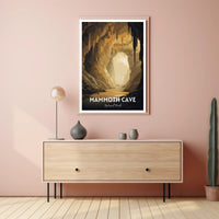 Mammoth Cave National Park Vintage Poster