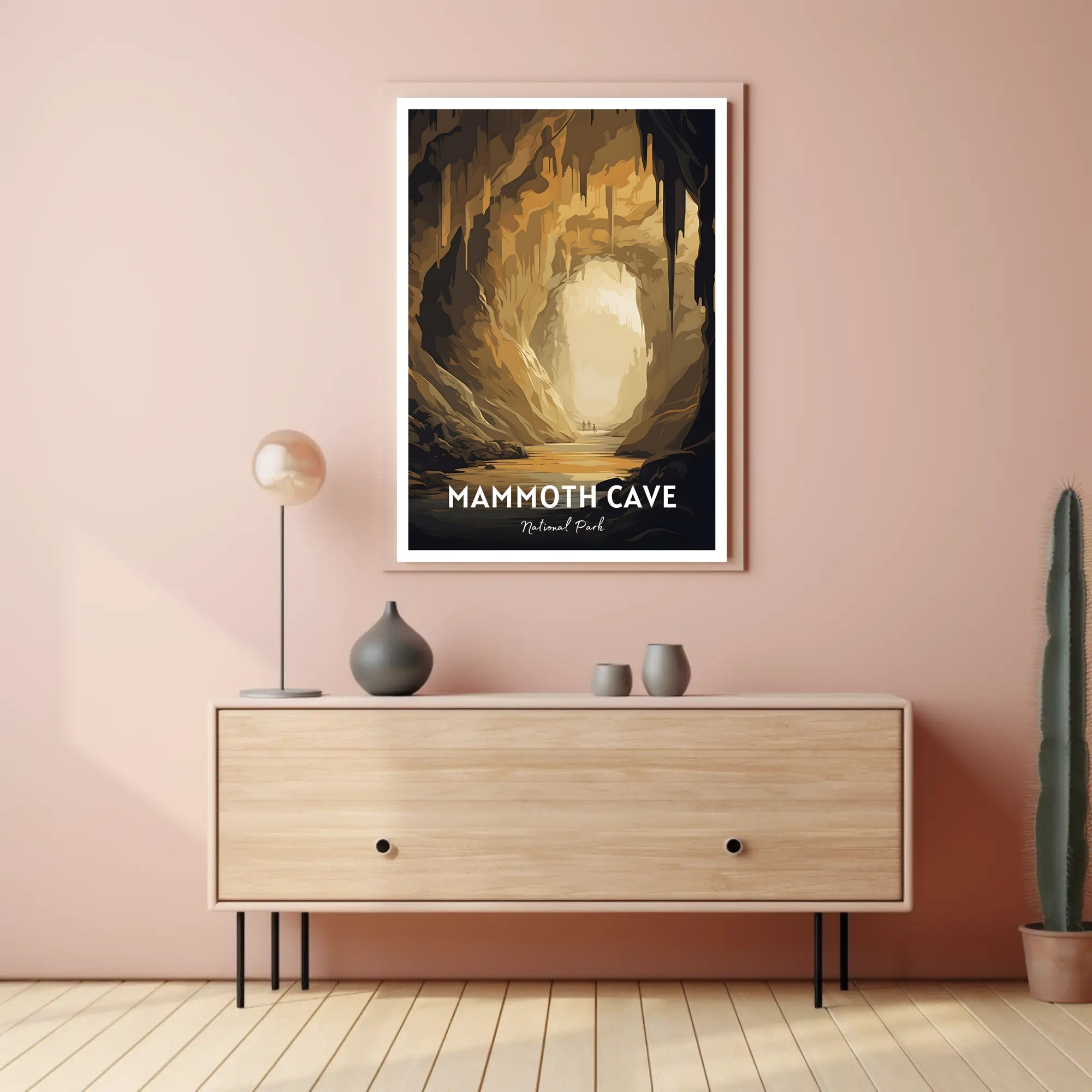 Mammoth Cave National Park Vintage Poster