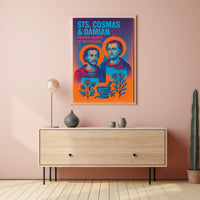 Sts. Cosmas Damian Patron Saints of Physicians Poster