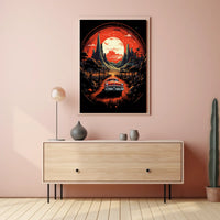 Journey Through a Cosmic Landscape Poster