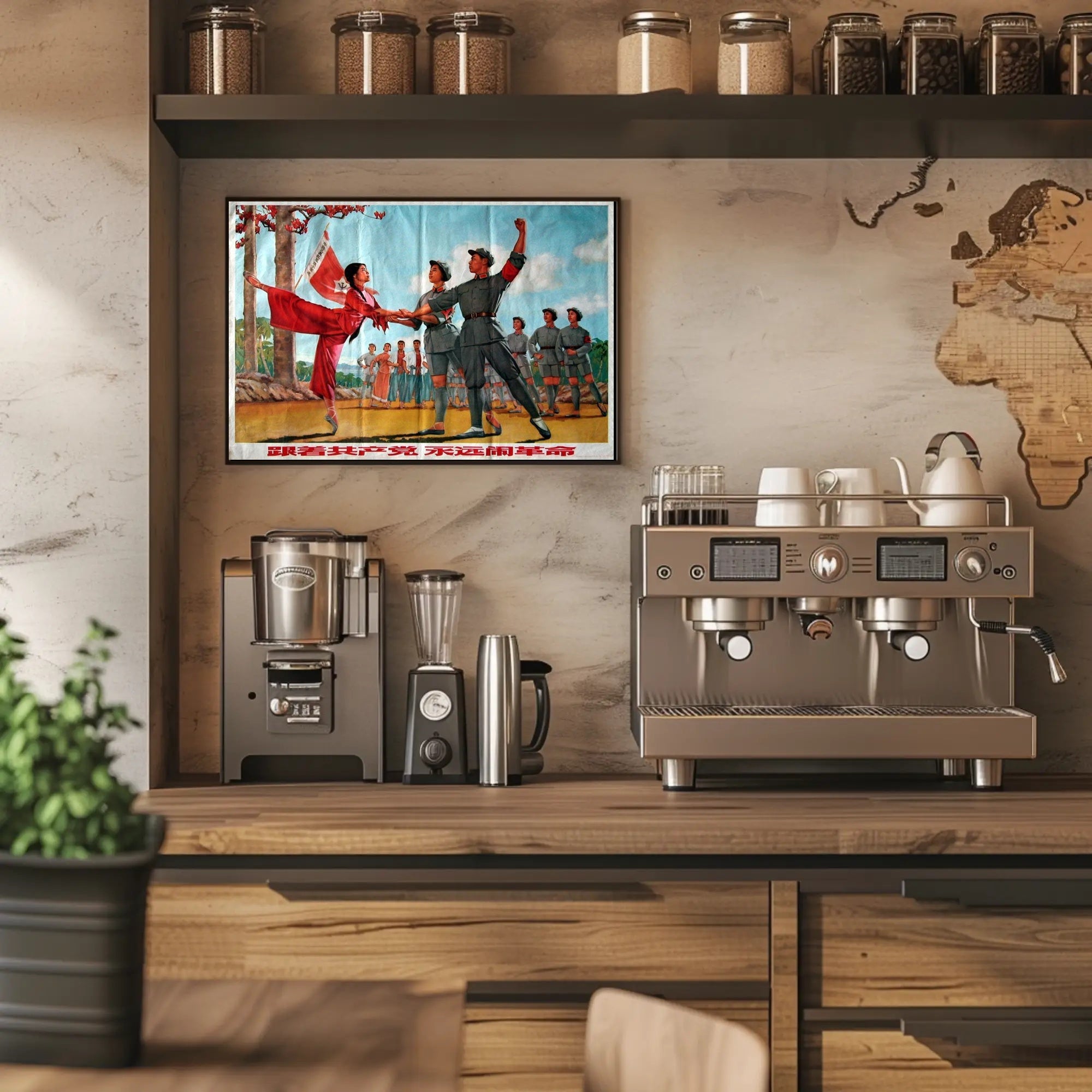 Revolutionary Ballet Performance Poster