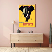 Pirelli Elephant Tire Poster