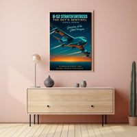 B-52 Stratofortress The Skys Sentinel Poster