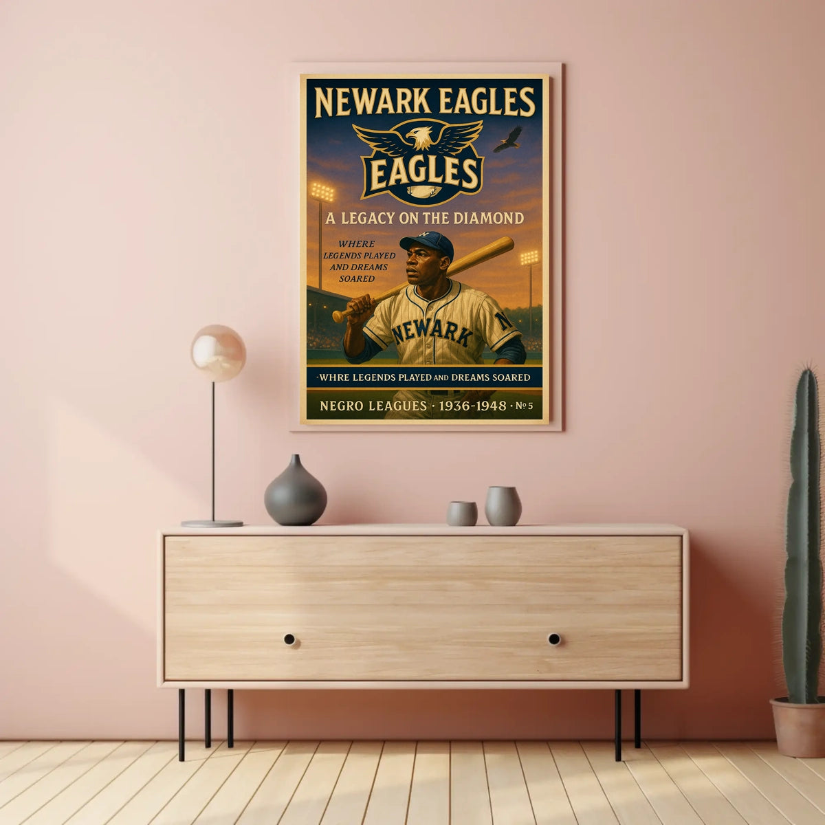 Newark Eagles A Legacy on the Diamond Poster
