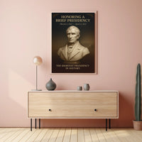 Honoring a Brief Presidency Poster