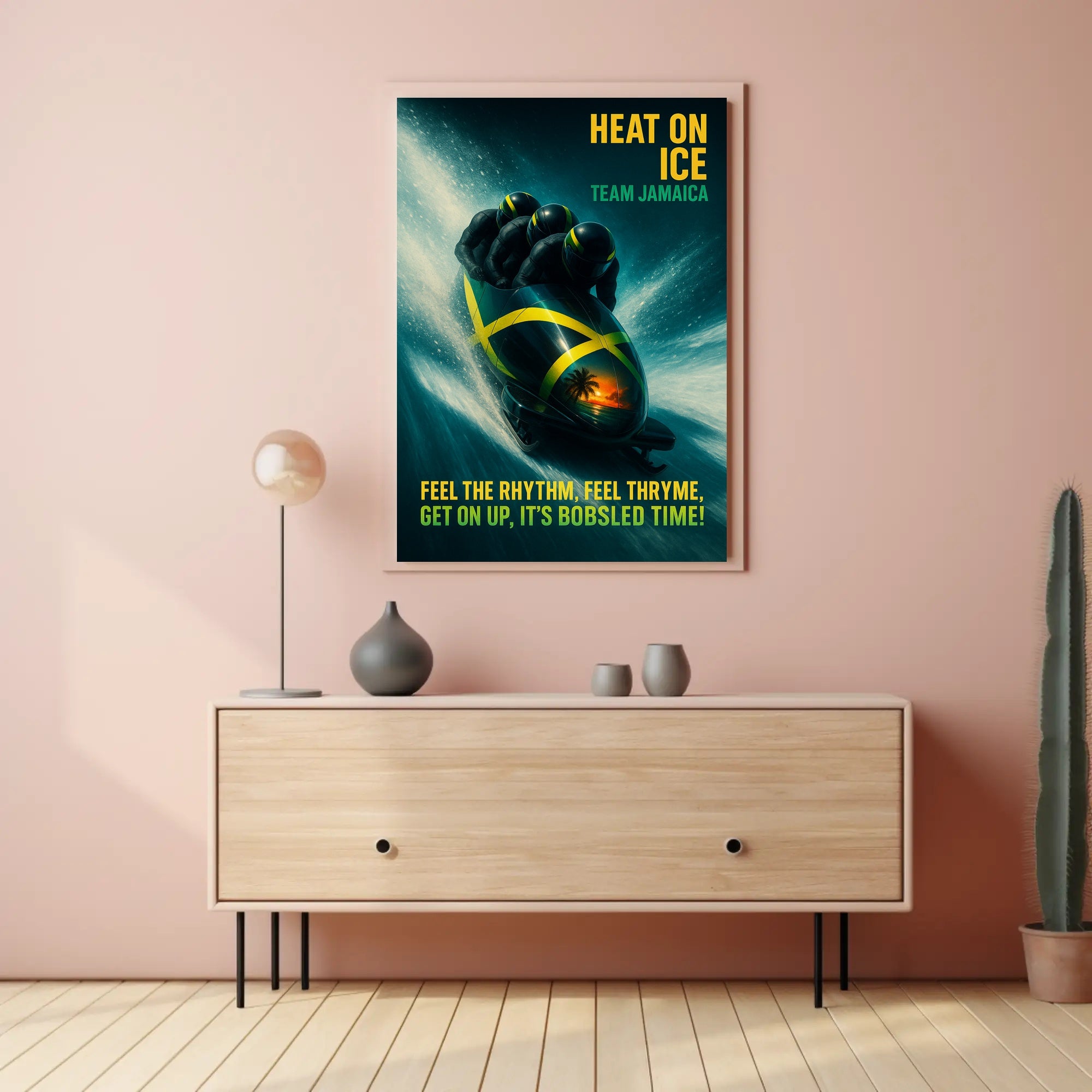 Heat On Ice Team Jamaica Poster