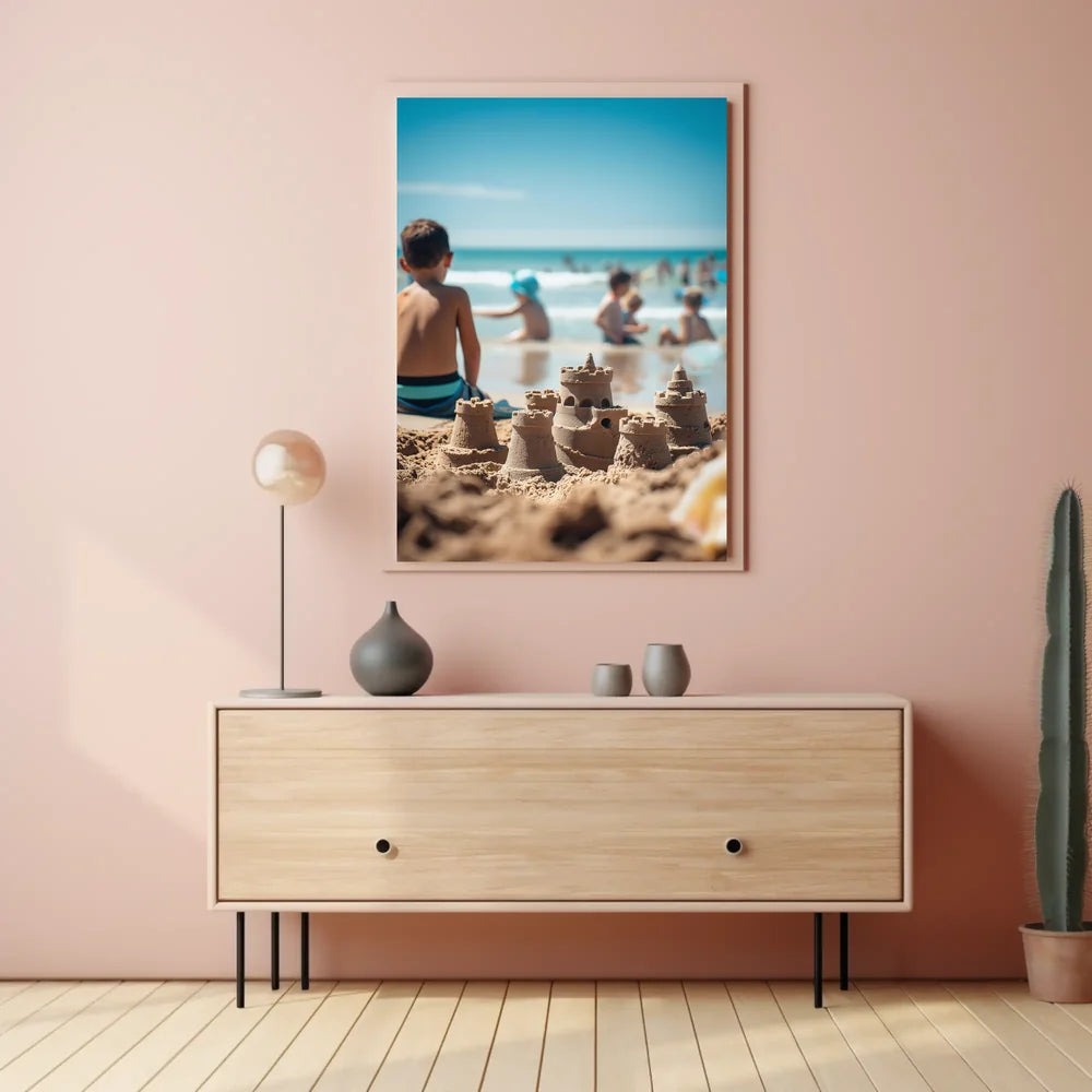 Vintage Parisian Skyline with Eiffel Tower Poster