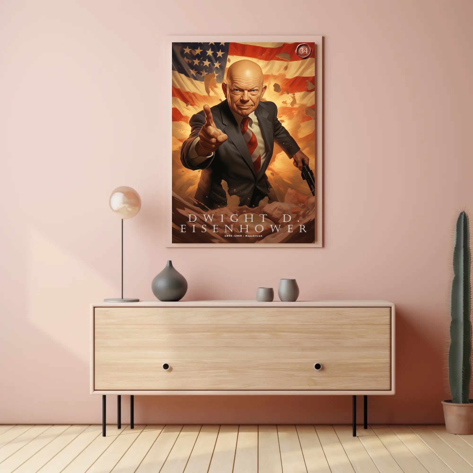 Dwight D. Eisenhower: A Republican Legacy Poster