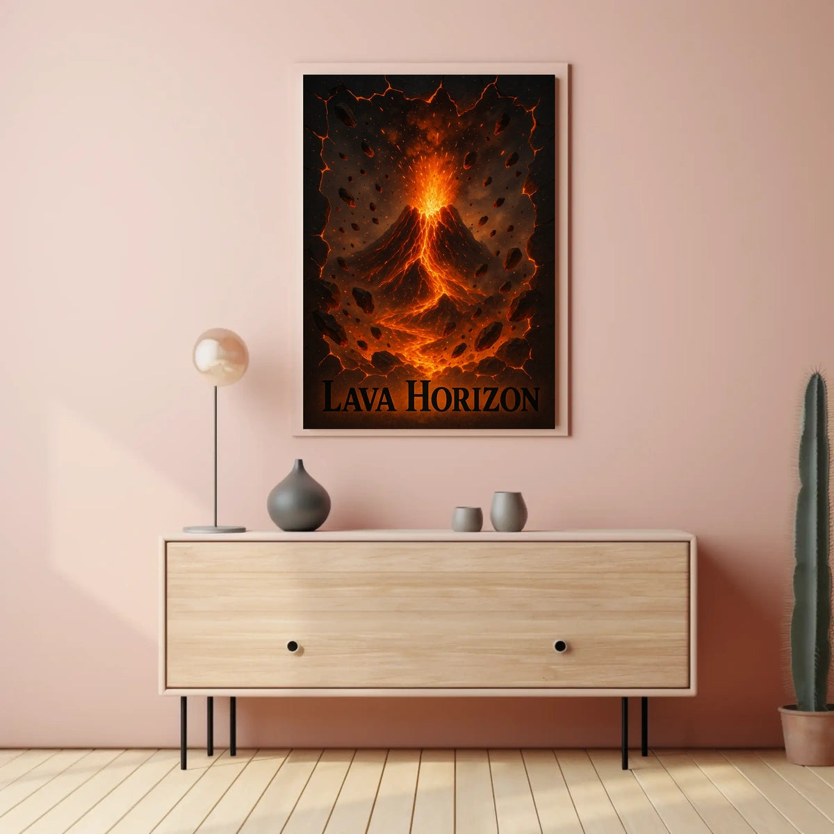 Lava Horizon Poster