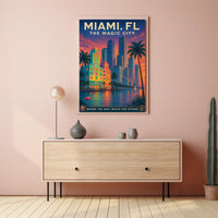 Miami The Magic City Poster