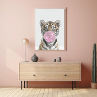 Bubblegum Tiger Poster