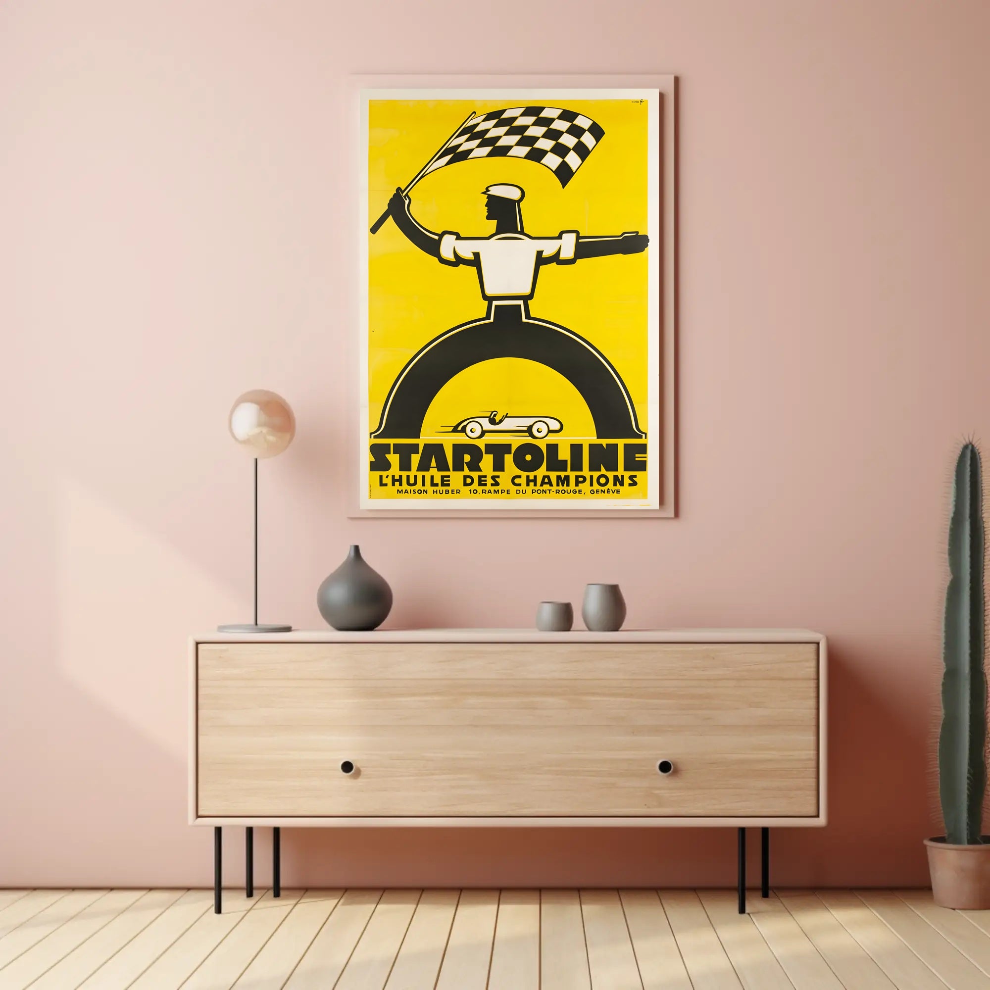 Startoline Racing Oil Poster