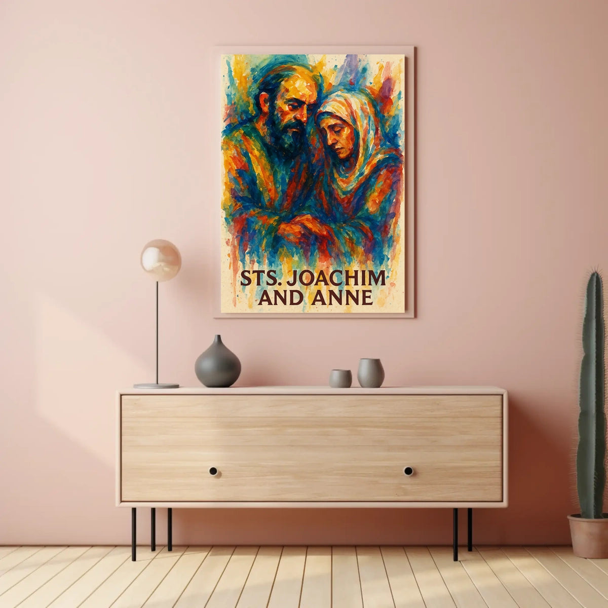 Saints Joachim And Anne Poster