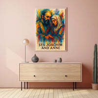 Saints Joachim And Anne Poster