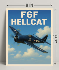 F6F Hellcat Poster PosterGoat