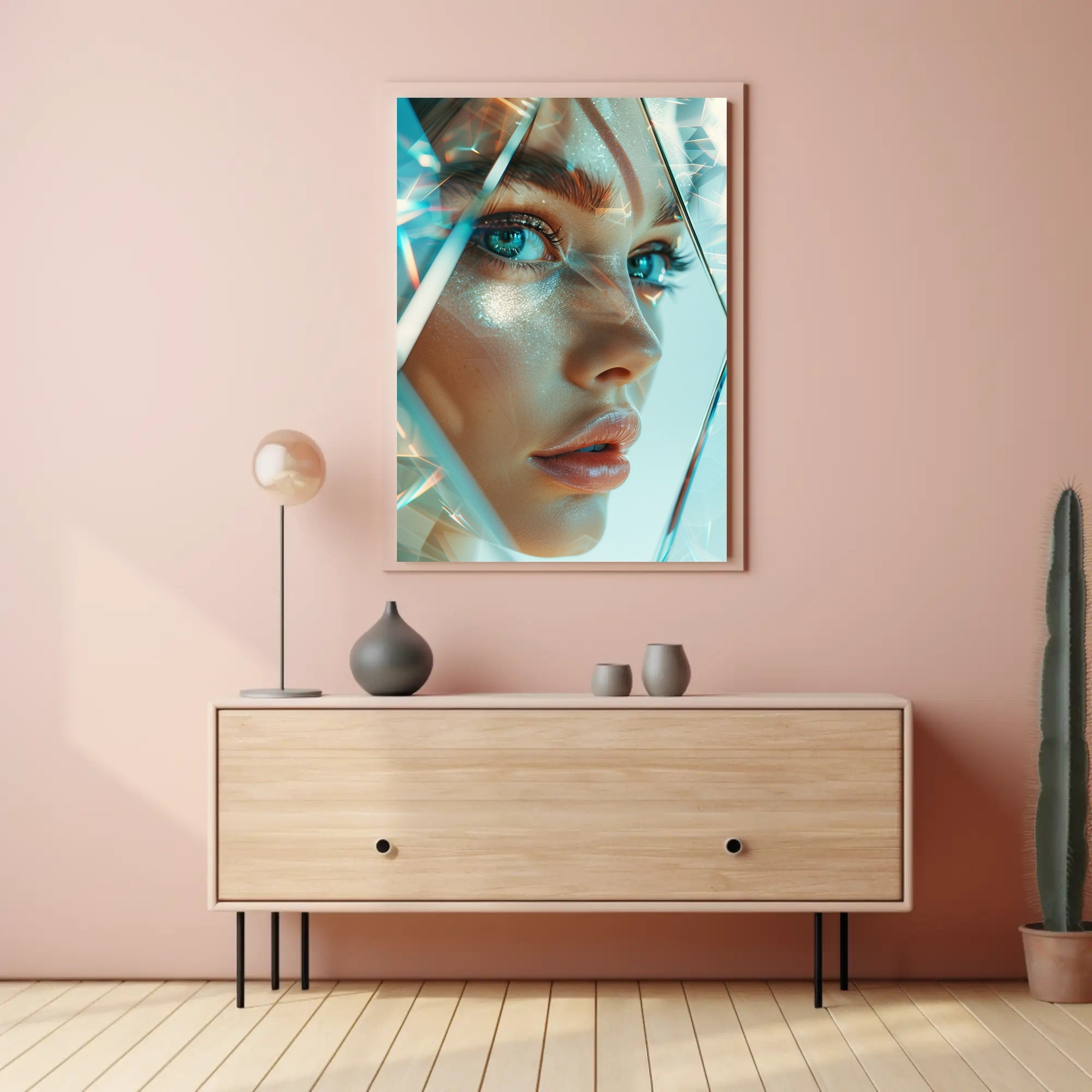 Mystical Hooded Figure Fantasy Art Poster Print PosterGoat