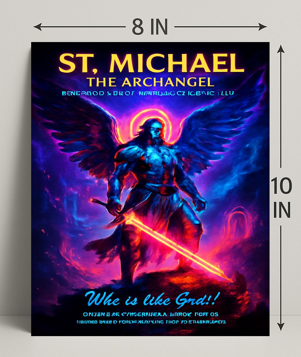 St. Michael the Archangel Poster PosterGoat
