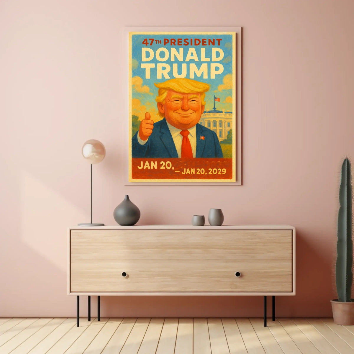 Donald Trump Vision of Prosperity Poster