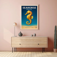 Seahorse Marine Life Poster PosterGoat