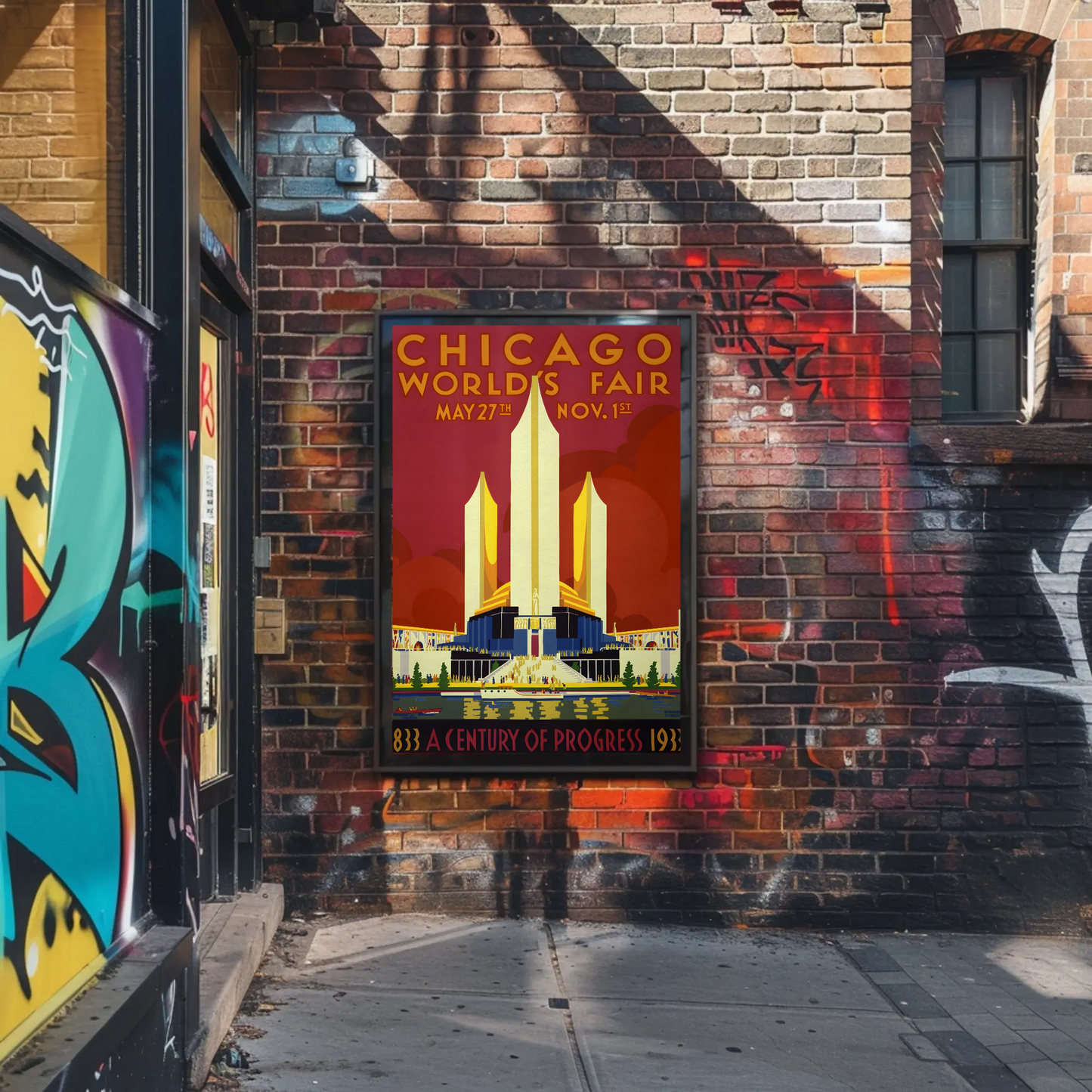 Chicago World's Fair Vintage Poster