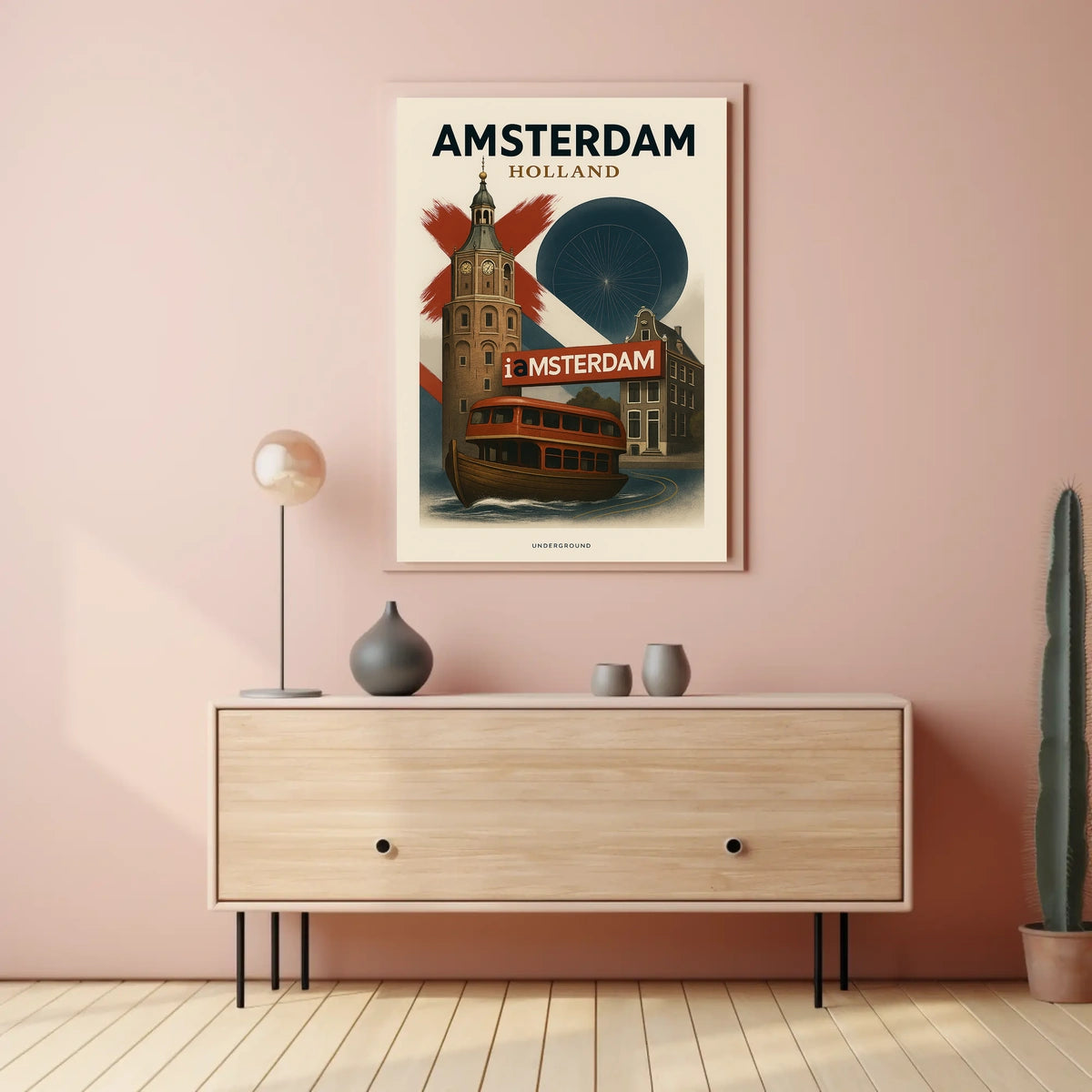 Amsterdam Underground Poster