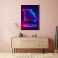 Neon Missouri Poster