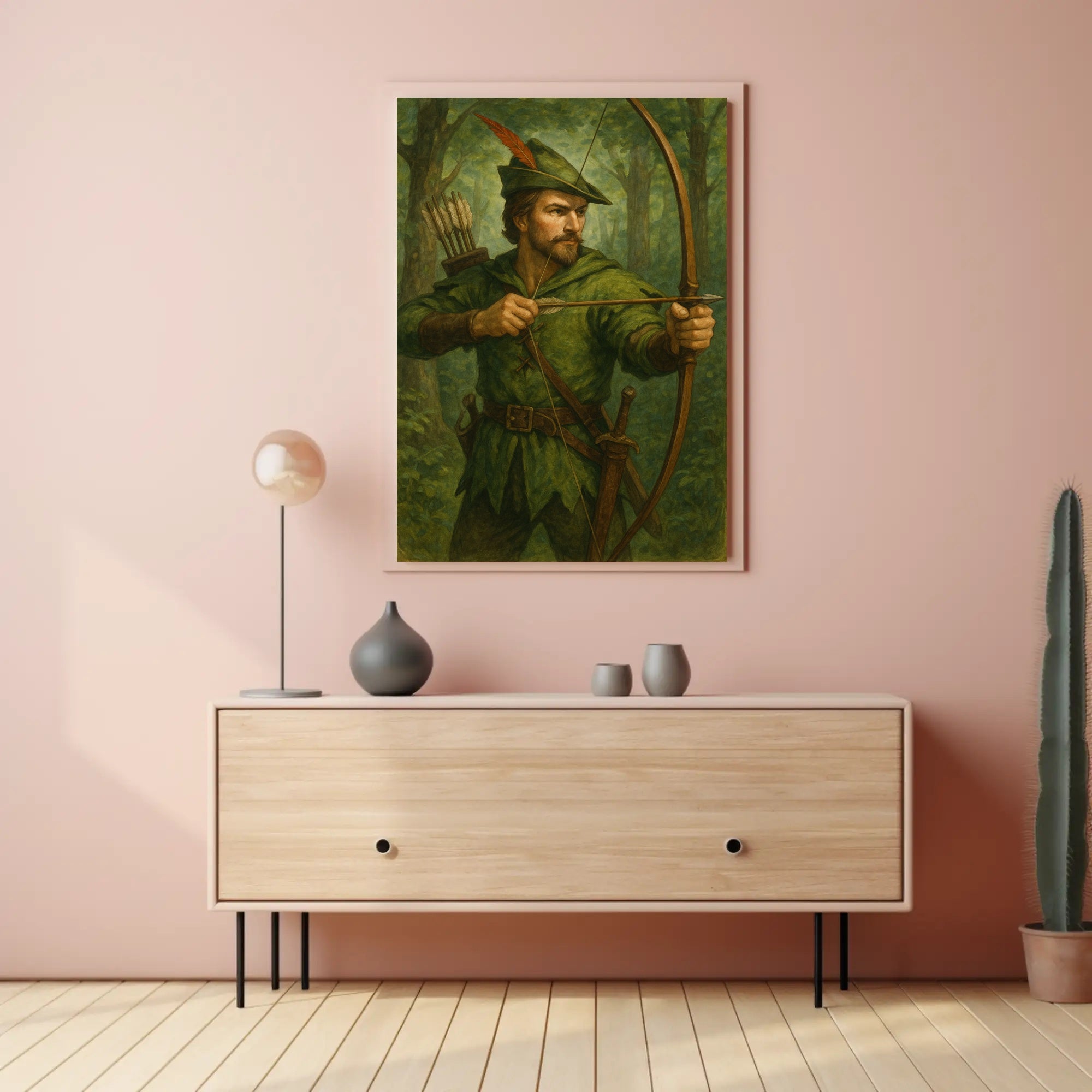 The Archer in the Forest Poster