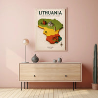 Lithuania Land of History and Nature Poster PosterGoat