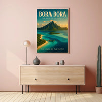 Bora Bora Paradise Getaway Travel Poster PosterGoat