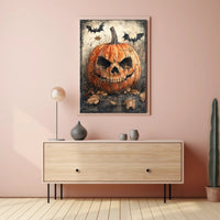 Haunted Pumpkin Poster