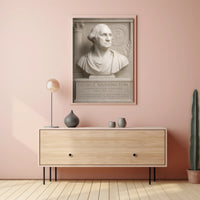 George Washington Bust Classical Historical or Presidential Poster