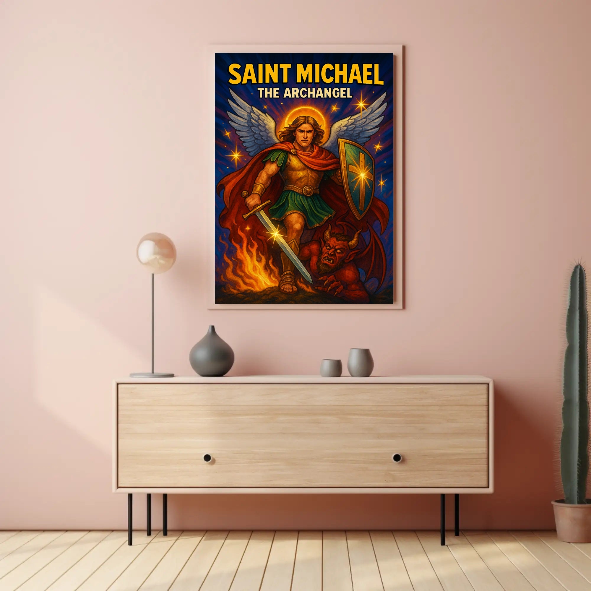 Saint Michael the Archangel Poster PosterGoat