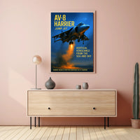 AV-8 Harrier Jump Jet Poster
