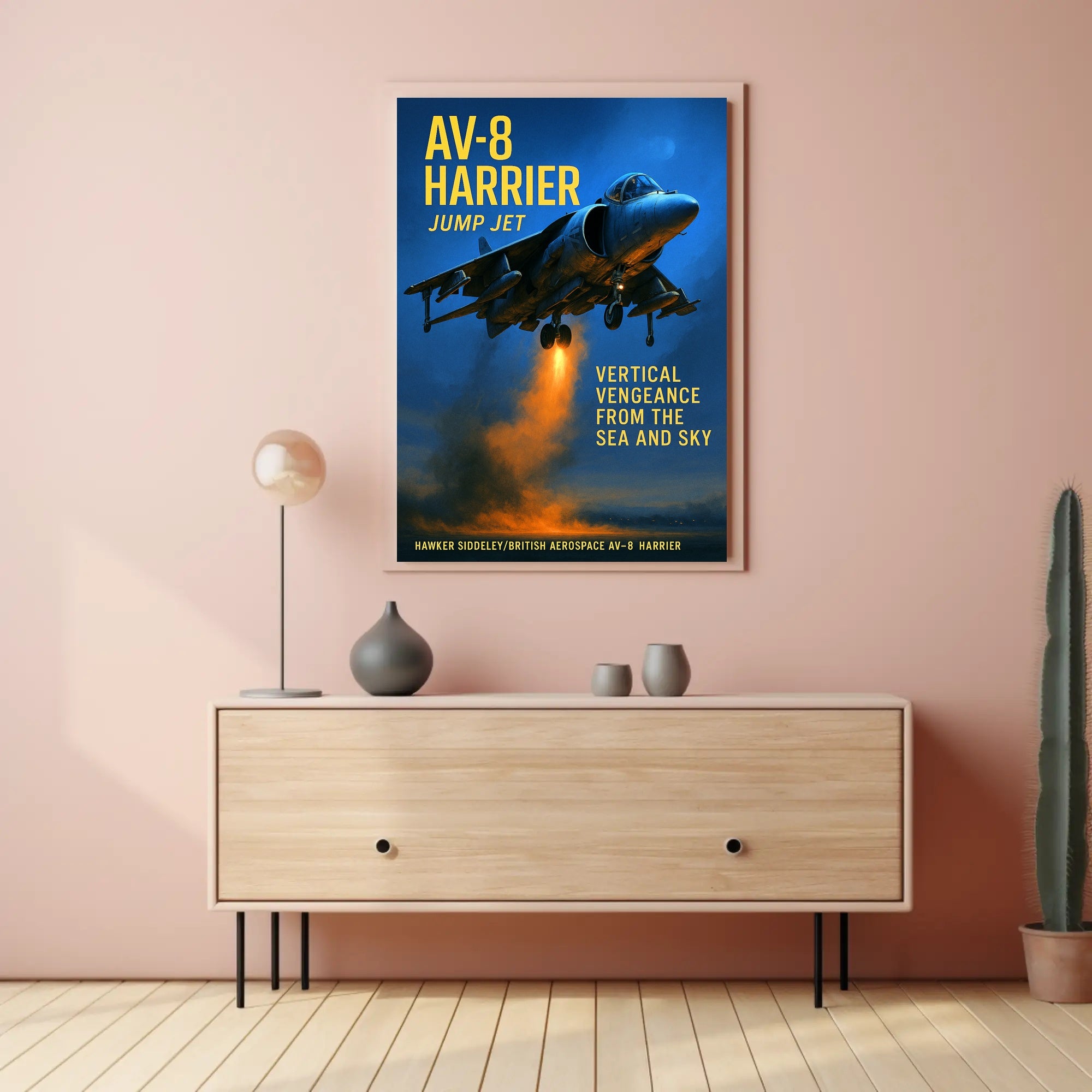 AV-8 Harrier Jump Jet Poster