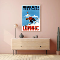 Skiing in the High Tatras Poster PosterGoat