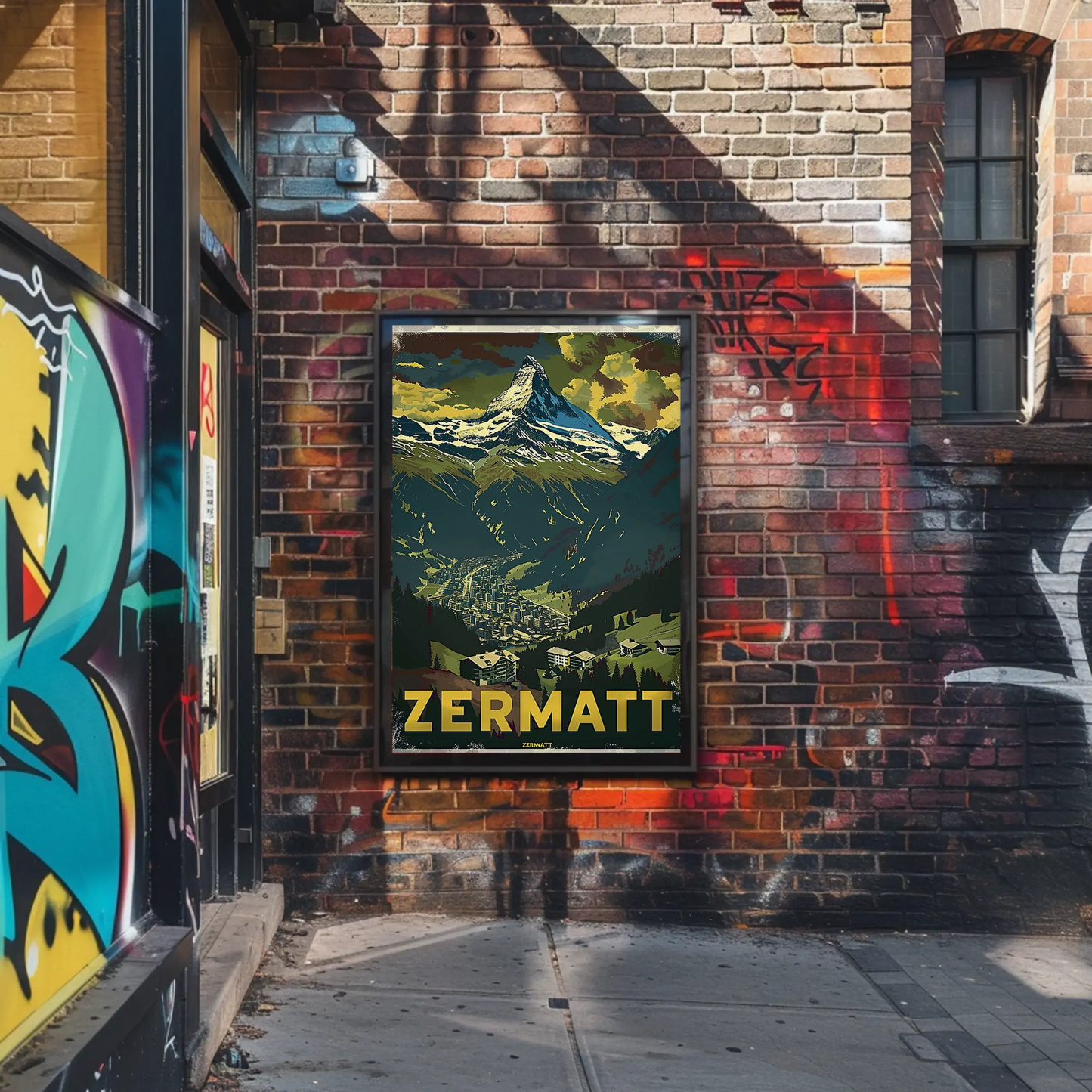 Zermatt Vintage Poster