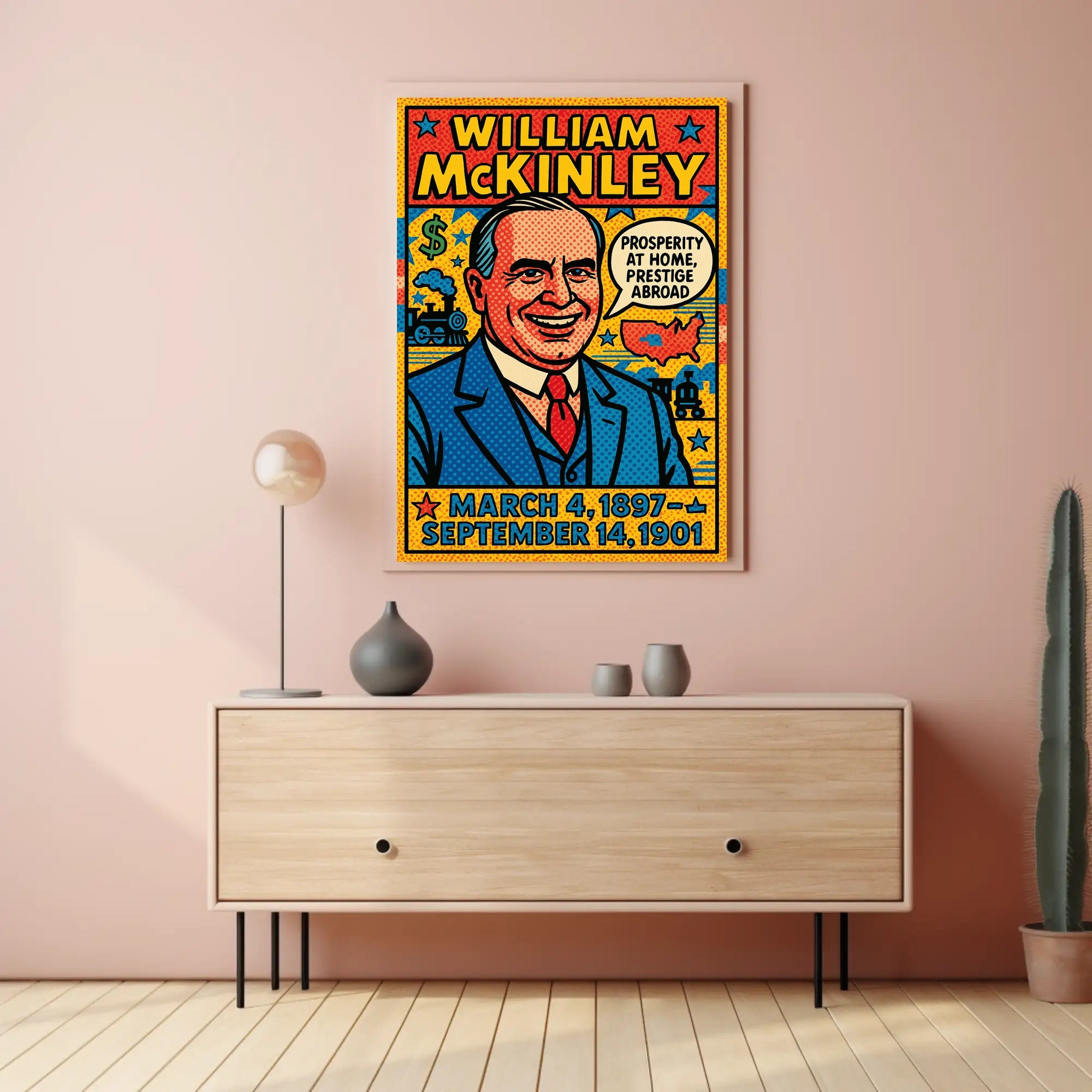William McKinley 25th President Poster PosterGoat