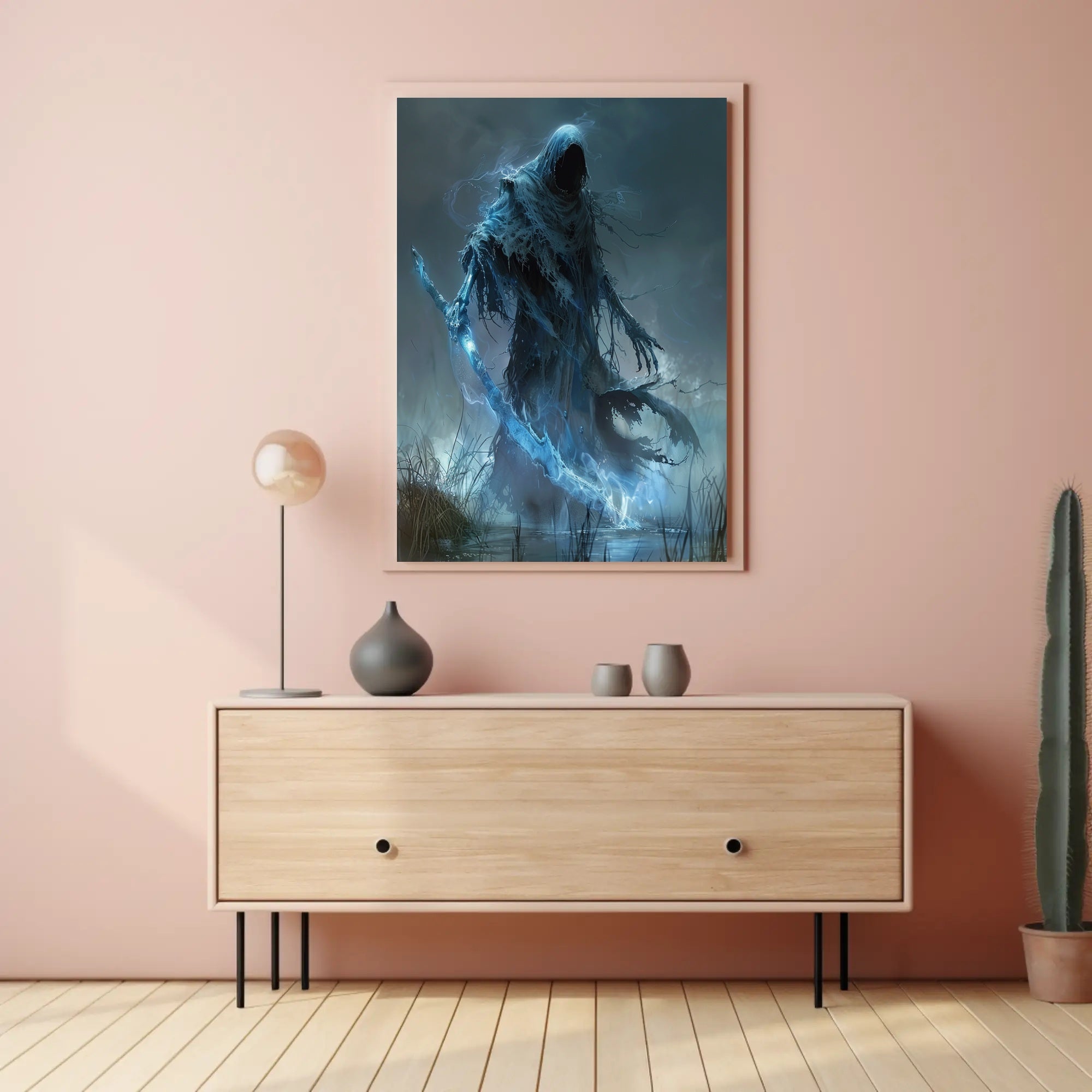 Spectral Reaper Fantasy Illustration Wall Decor Fantasy Poster PosterGoat