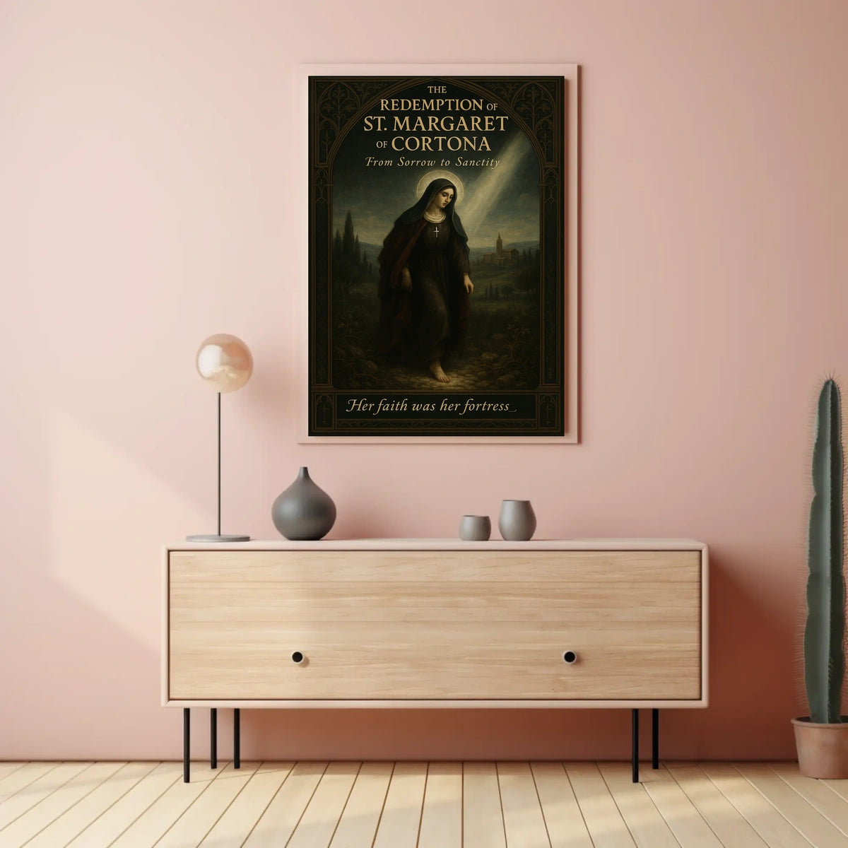 The Redemption of St. Margaret of Cortona Poster