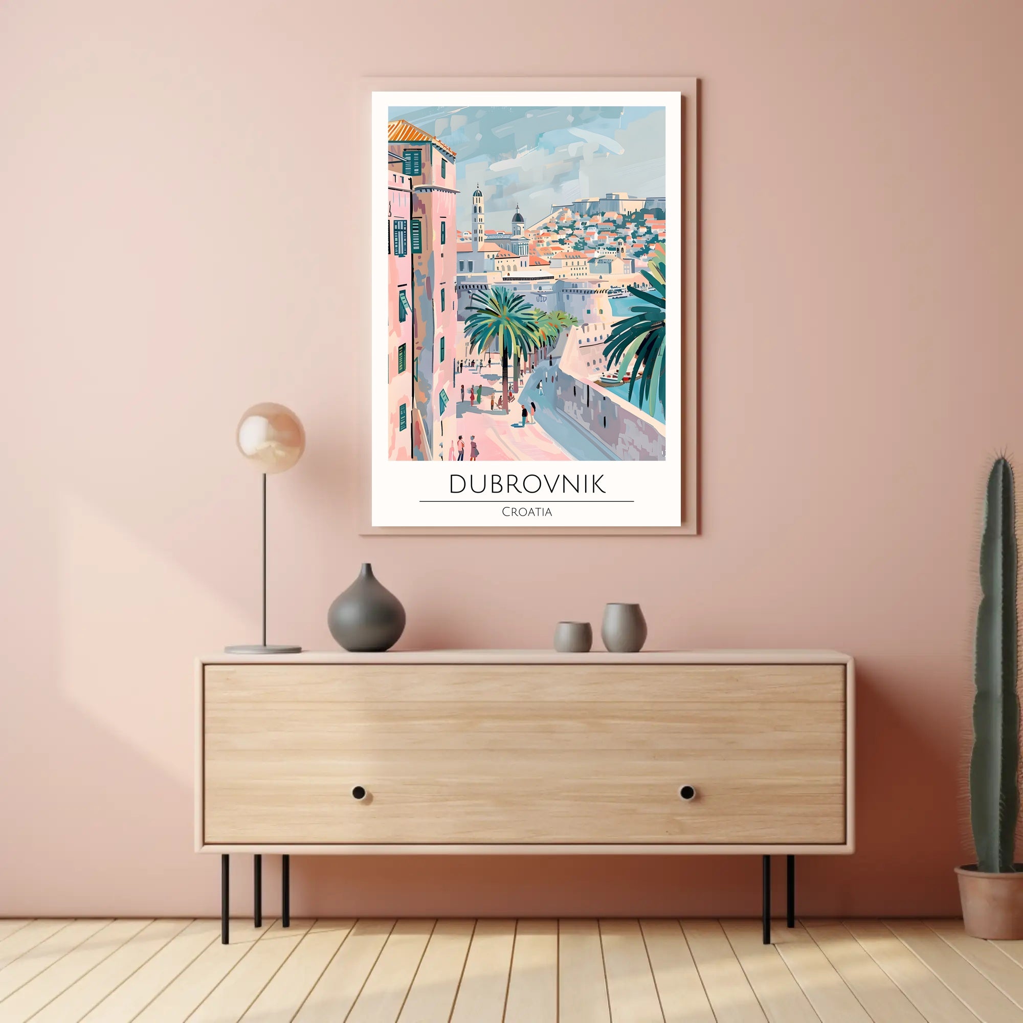 Dubrovnik Scenic View Poster PosterGoat