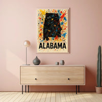 Alabama Art Poster