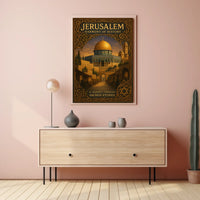 Jerusalem Harmony of History Poster