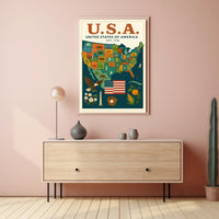 United States Of America Est. 1776 Poster